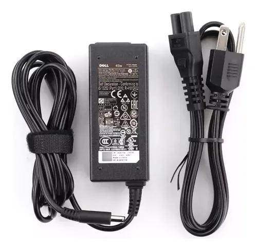 Cargador Alternativo Notebook Dell 19.5V 2.31A Conector 4.5* 3.0Mm Punta Aguja NEGRO